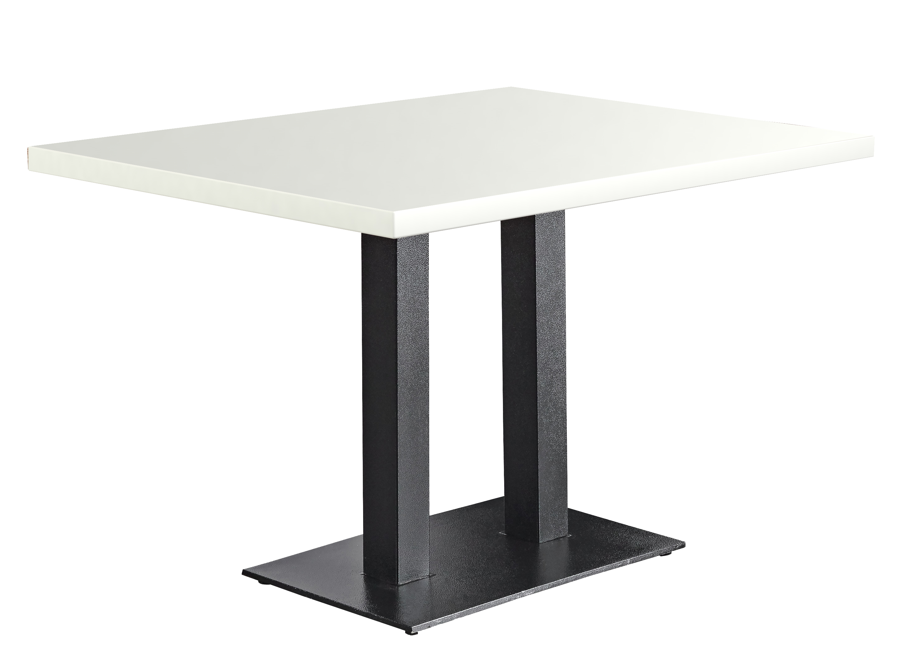 Tischkombination Rechteckig Weiß 38mm